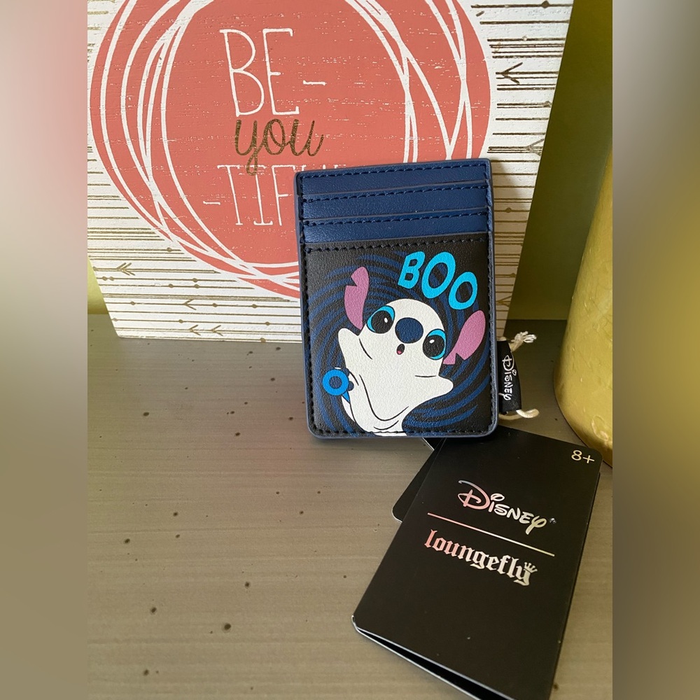 Disney Loungefly Pink and Blue Card Holder